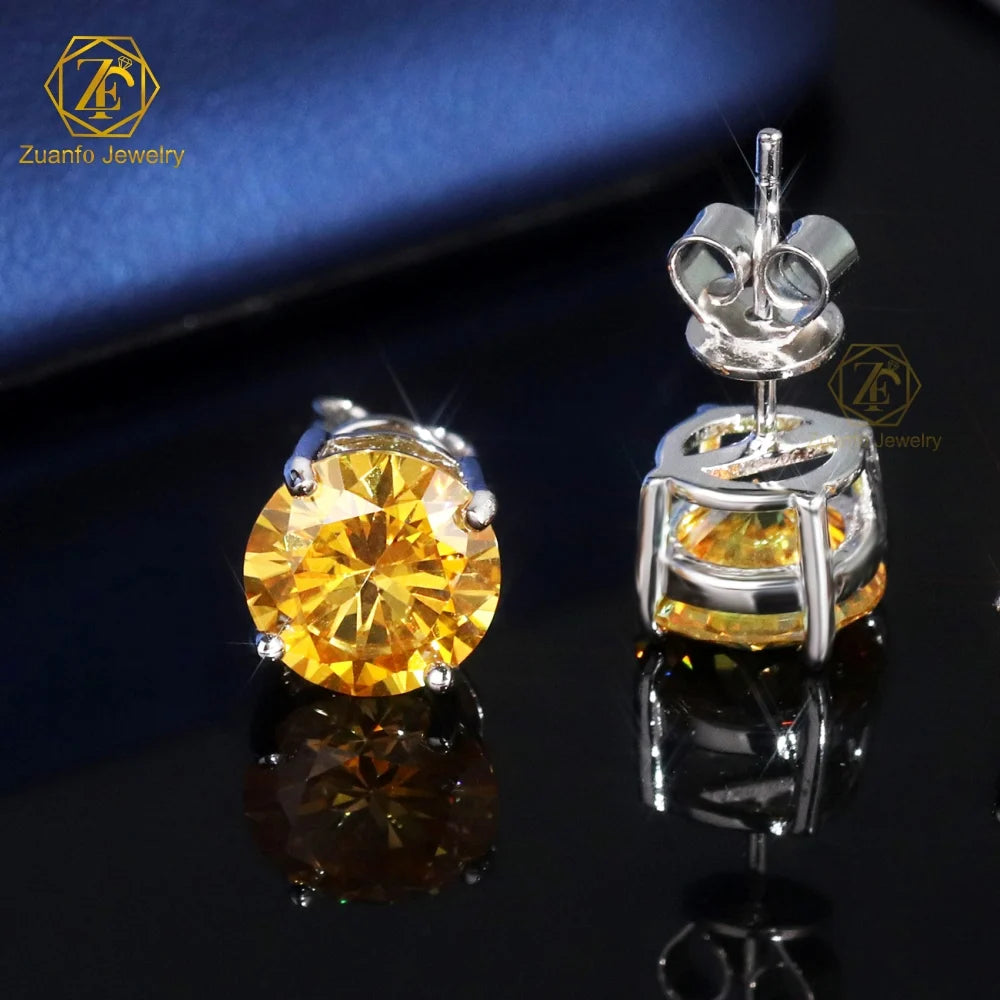 Moissanite Stud Earrings