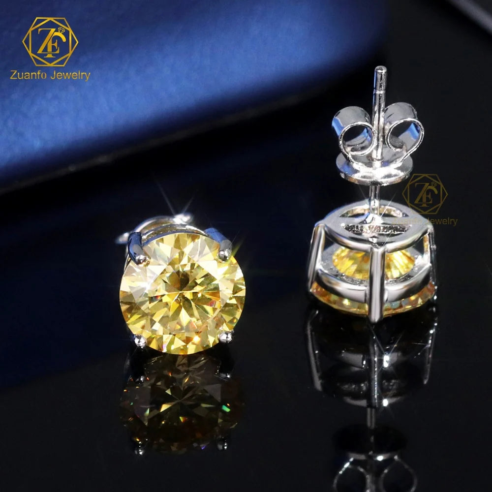 Moissanite Stud Earrings