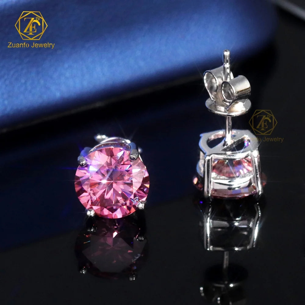Moissanite Stud Earrings