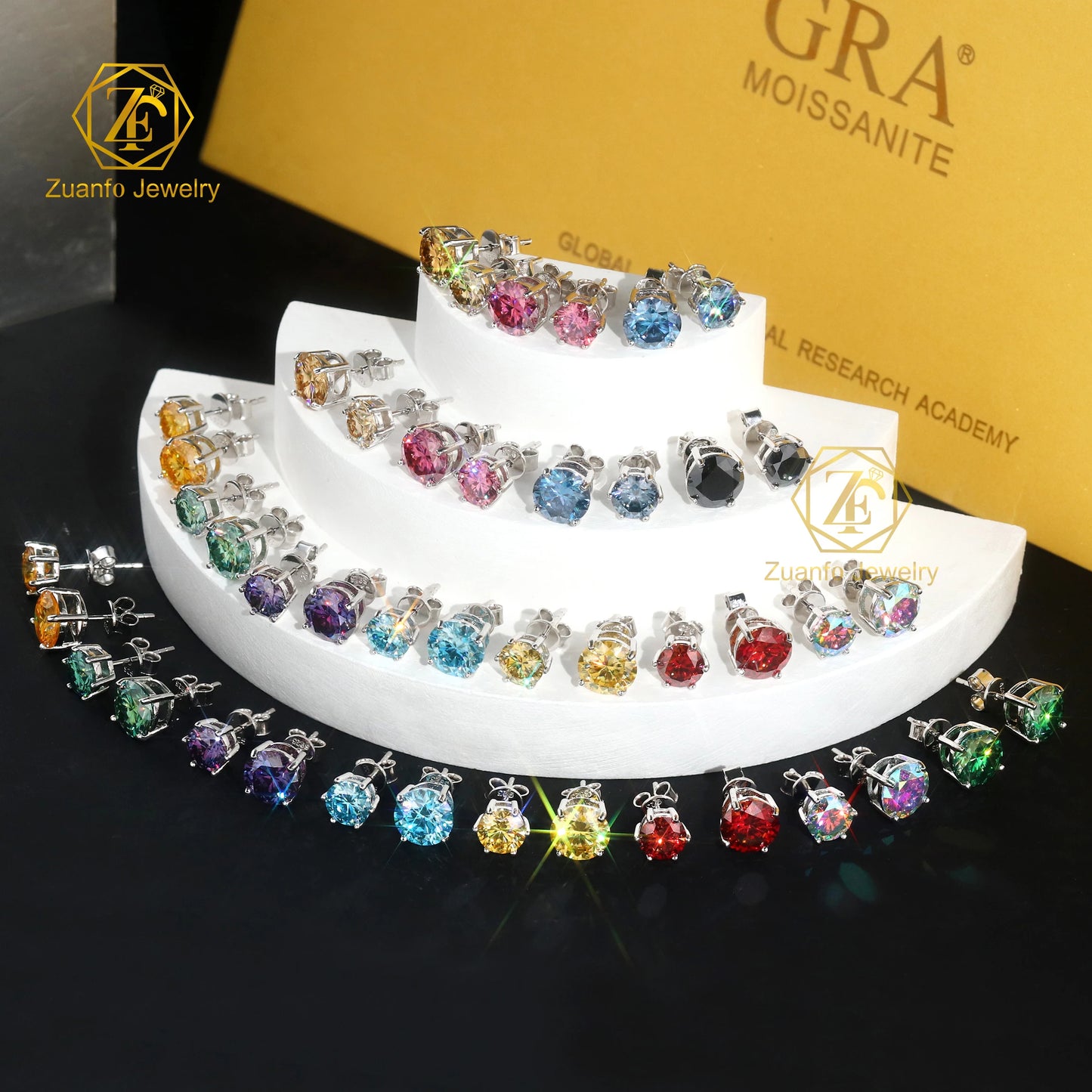 Moissanite Stud Earrings