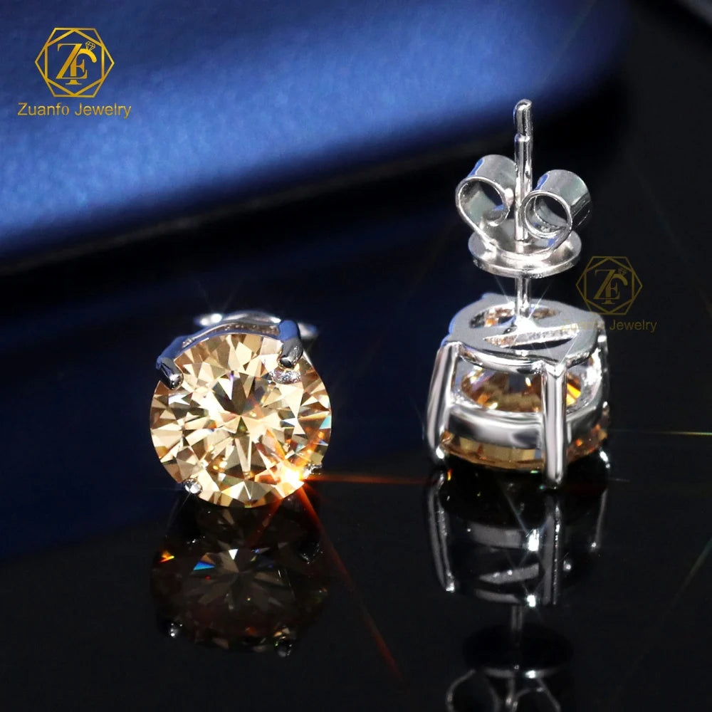 Moissanite Stud Earrings