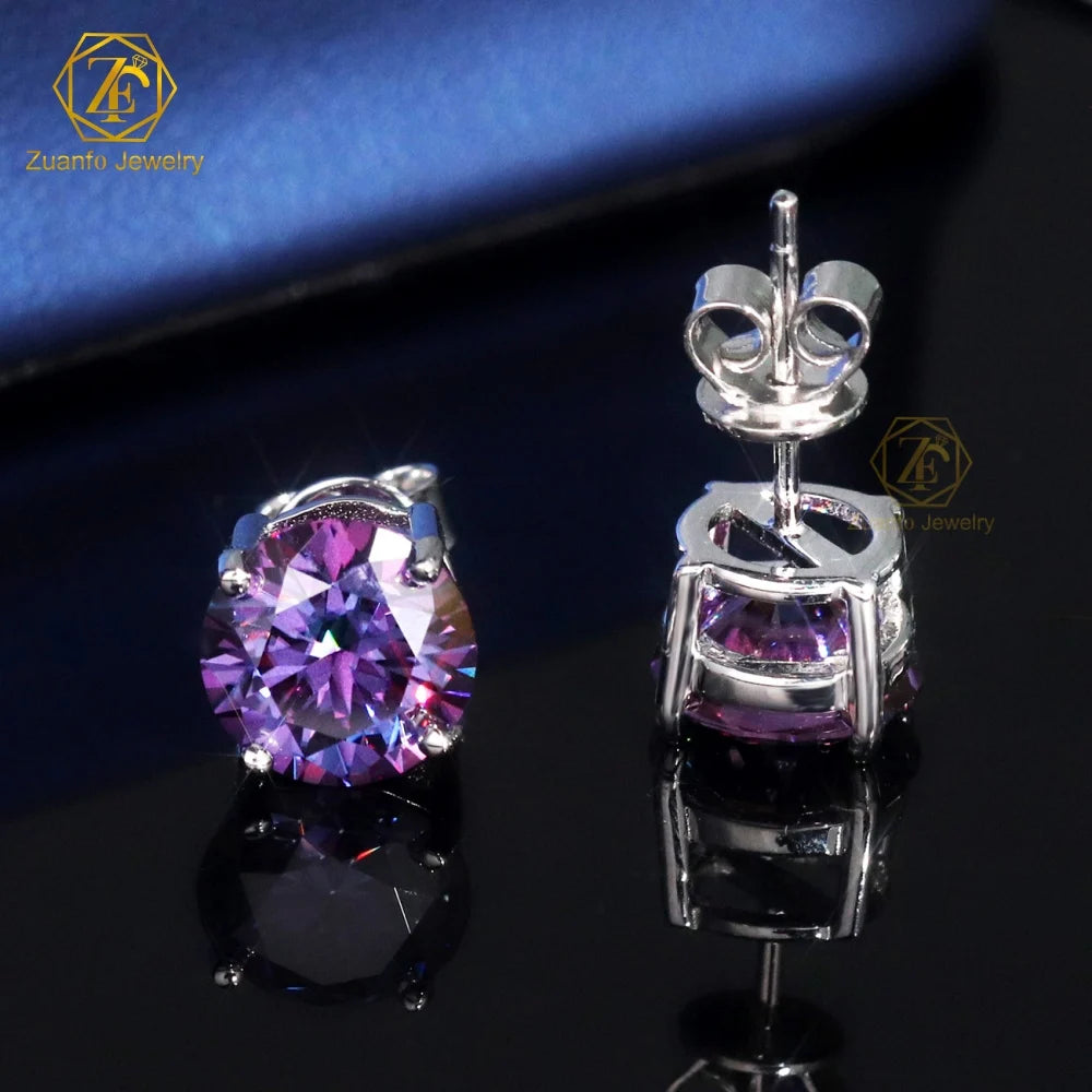 Moissanite Stud Earrings