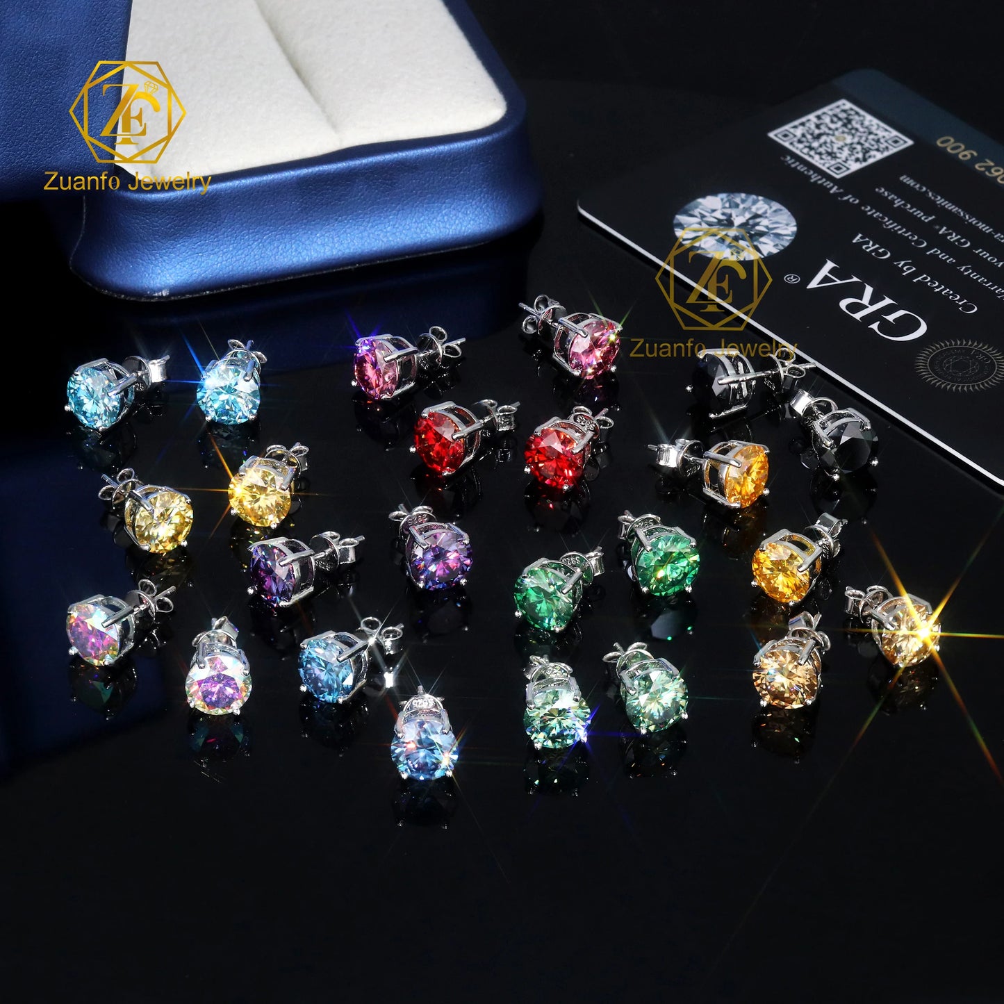 Moissanite Stud Earrings