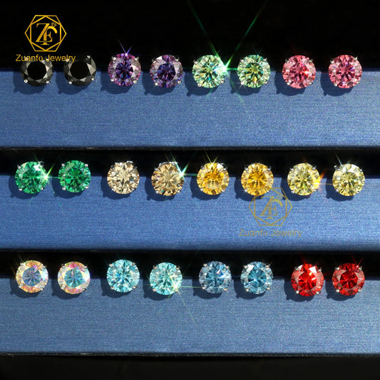 Moissanite Stud Earrings