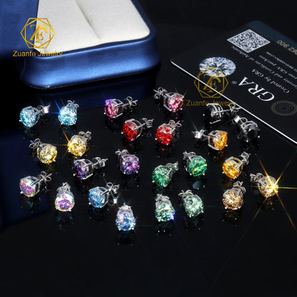 Moissanite Stud Earrings